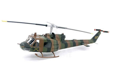 Bell UH-1 UH-1B Iroquois - Huey - Utility Tactical Transport Helicopter Company at Tan Son Nhut 1964 1/72 Scale Assembled and Painted Plastic Model by Easy Model