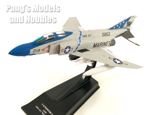 F-4 F-4J Phantom II - VFMA-451 Warlords - USMC 1976 - 1/100 Scale Diecast  Metal Model by Hachette