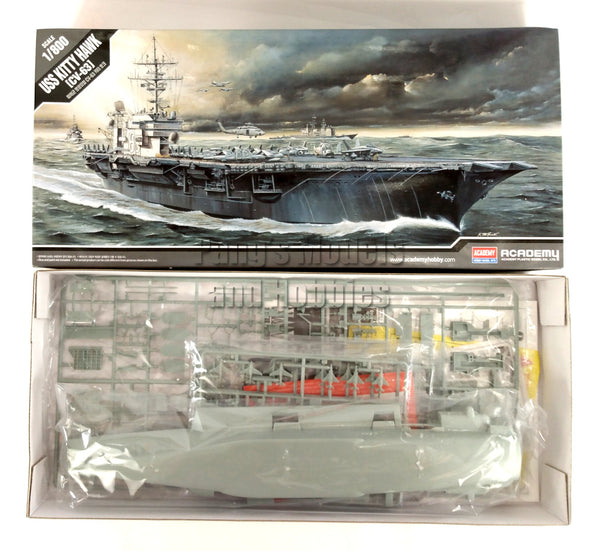 USS Kitty Hawk CV-63 Carrier 1/800Scale Plastic Model Kit