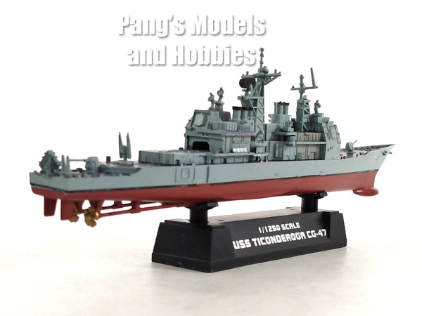 (未使用･未開封品)　Easy Model Warship 1:1250 - USS Ticonderoga Cruiser CG-47 - EM37401 ar3p5n1 USS Ticonderoga CG-47 Guided Missile Cruiser - US NAVY 1/1250