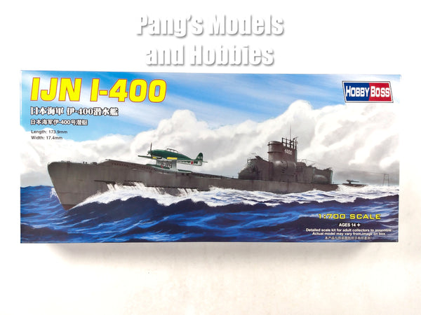 I-400 Sentoku Class Submarine Imperial Japanese Navy 1/700 Scale Model Kit Assembly Needed Hobby Boss