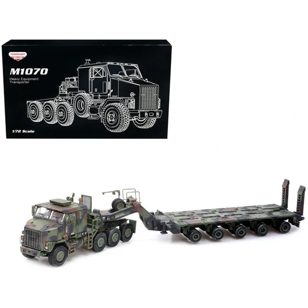M1070 Heavy Equipment Transporter - Green Camo - 1/72 Scale
