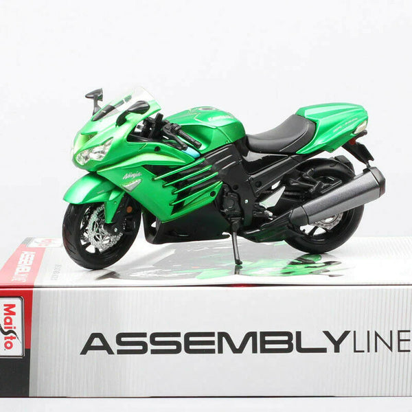 Kawasaki Ninja ZX-14R 1/12 Scale Diecast Motorcycle Model Kit