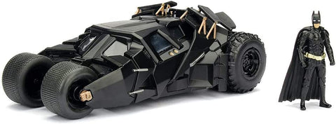 Batman The Dark Night Batmobile (Tumbler) with Batman Figurine  1/24 Scale Model by Jada