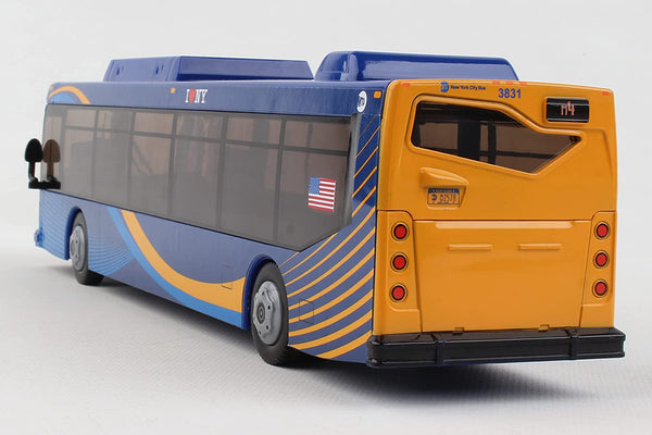 HATO BUS ミニカー 1/43スケール MTA Models Volvo Articulated Bus Toy, 1:43 Scale, Paint
