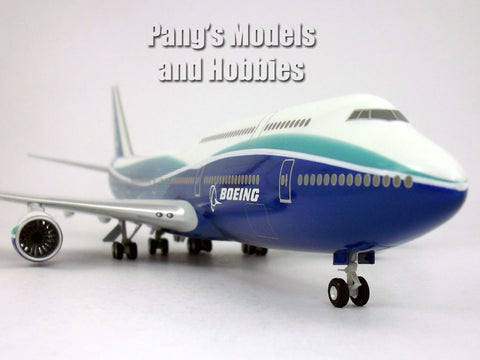 Boeing 747-8 Blue Livery Inflight Version 1/200 Scale Model by Hogan