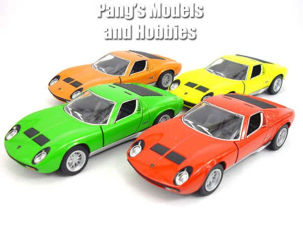 ミニカー LAMBORGHINI MIURA P400SV 1971 Lamborghini Miura P400 1:34 Scale Diecast Model Orange by
