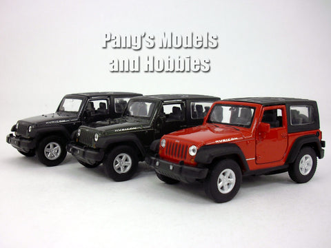 4.25 Inch Jeep Wrangler Rubicon Hard Top 1/32 Scale Diecast Metal Model by Welly
