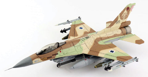 Lockheed F-16 (F-16C) Fighting Falcon - Barak 101 Sqn. Israeli Air Force (IAF) 1/72 Scale Diecast Metal Model by Hobby Master