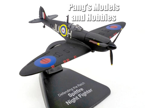 Supermarine Spitfire Night Fighter 1/72 Scale Diecast Metal Model by Atlas