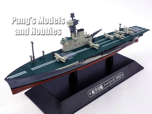 美品1940年代英国製◆軍艦 空母HMSハーミーズ95/エルメス95 金属製模型 HMS Hermes (95) 1942 - Royal Navy 1/1100 Scale Diecast Metal Model