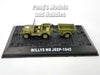 3.25 Inch Willys MB Jeep with Bantam T3 Trailer - USMC - 1/72 Scale Die-cast Model by Amercom