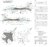 F-16 F-16D Fighting Falcon - USAF 1/72 Scale Plastic Model Kit (Assembly Required) by Hasegawa