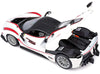 2015 Ferrari FXX-K FXX K #75 LaFerrari - WHITE - 1/24 Scale Diecast Model by Bburago