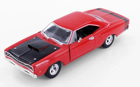 1969 Dodge Coronet Super Bee - RED - 1/24 Scale Diecast Model by Showcasts