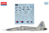 KF-5E F-5E F-5 Tiger II Republic of Korea Air Force - ROKAF - 1/144 Scale Plastic Model Kit (Assembly Required) by Academy