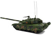 Type 99 99A ZTZ99 Chinese Army Tank Green Digital Camo with Display Case - 1/72 Scale Model by Panzerkampf