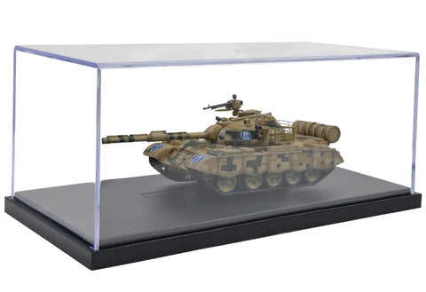 Type 59 59D Chinese Army Tank Digital Desert Camo with Display Case - 1/72 Scale Model by Panzerkampf