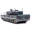 Leopard 2 2A4  Ukraine - Ukrainian Tank with Snorkel Kit - Display Case - 1/72 Scale Model by Panzerkampf