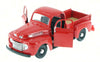 1948 Ford F1 F-Series Pickup Truck - RED - 1/25 Scale Diecast Model by Maisto
