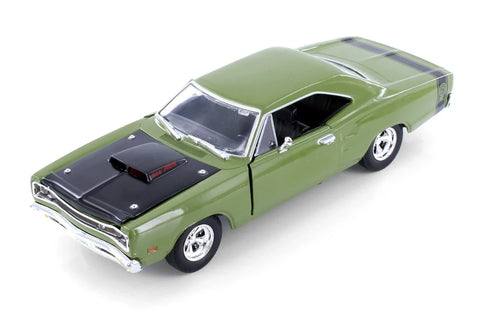 1969 Dodge Coronet Super Bee - GREEN - 1/24 Scale Diecast Model by Showcasts