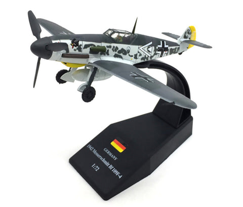 Messerschmitt Bf-109 Bf-109F-4 German Fighter Luftwaffe France 1941 1/72 Scale Diecast Model - Unbranded