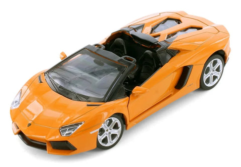 2013 Lamborghini Aventador LP 700-4 Roadster - ORANGE - 1/24  Scale Diecast Metal Model by Showcasts