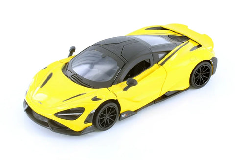 2015 McLaren 675LT - YELLOW - 1/24 Diecast Metal Model by Showcasts