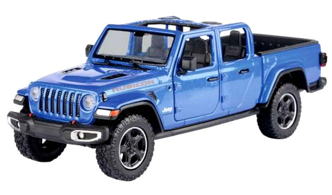 2021 Jeep Gladiator Overland Open Top - BLUE - 1/27 Diecast Metal Model by MotorMax