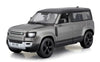 2022 Land Rover Defender - Silver - 110 1/25 Scale Diecast Model by Bburago