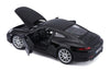 2011 Porsche 911 Carrera S - BLACK - 1/24 Scale Diecast Model by Bburago