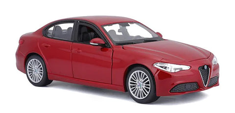 2016 Alfa Romeo Giulia - RED - 1/24 Scale Diecast Model by Bburago