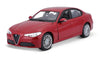 2016 Alfa Romeo Giulia - RED - 1/24 Scale Diecast Model by Bburago