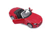 2016 Fiat 124 Spider - RED - 1/24 Scale Diecast Model by Bburago