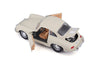 1961 Porsche 356 356B Coupe - WHITE - 1/24 Scale Diecast Model by Bburago