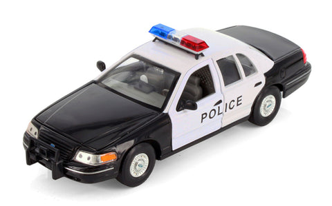 1999 Ford Crown Victoria Police Interceptor CVPI 1/24 Scale Diecast Metal Model by Welly