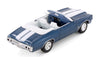 1971 Chevrolet Chevelle SS 454 Convertible - BLUE - 1/24 Diecast Metal Model by Welly