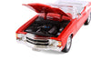 1971 Chevrolet Chevelle SS 454 Convertible - RED - 1/24 Diecast Metal Model by Welly