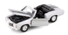 1971 Chevrolet Chevelle SS 454 Convertible - SILVER - 1/24 Diecast Metal Model by Welly