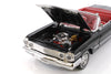1963 Chevrolet Impala Convertible - Black  - 1/24 Diecast Metal Model by Welly