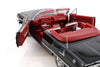 1963 Chevrolet Impala Convertible - Black  - 1/24 Diecast Metal Model by Welly