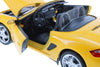 2012 Porsche Boxster S 987 - YELLOW - 1/24 Diecast Metal Model by Welly