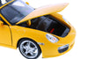 2012 Porsche Boxster S 987 - YELLOW - 1/24 Diecast Metal Model by Welly