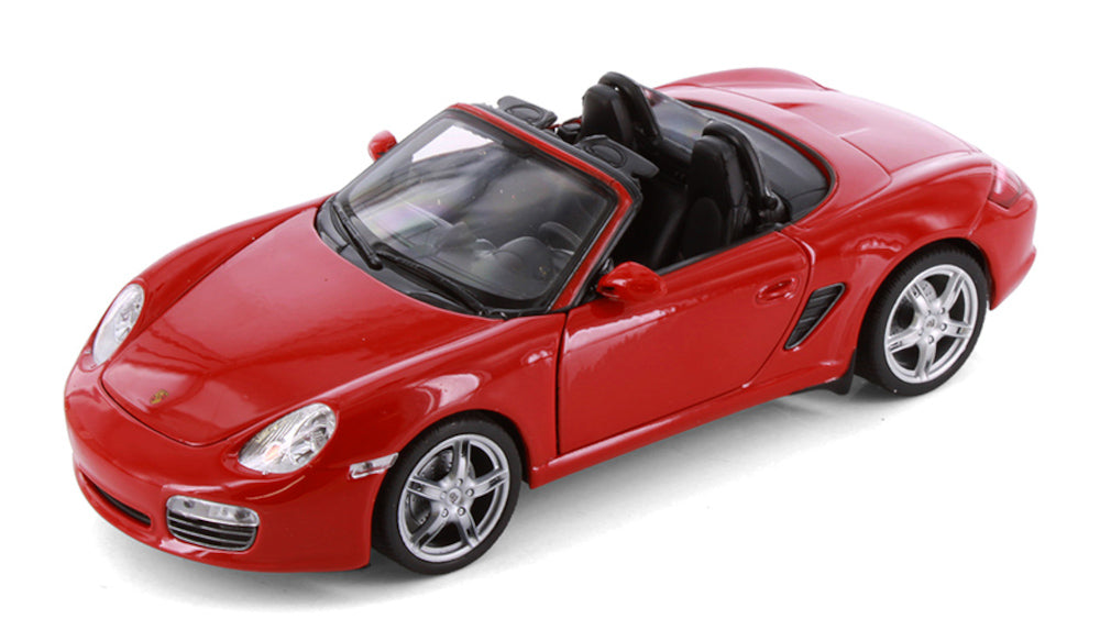 2012 Porsche Boxster S 987 - RED - 1/24 Diecast Metal Model by Welly