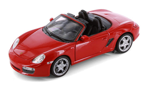 2012 Porsche Boxster S 987 - RED - 1/24 Diecast Metal Model by Welly