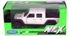 2020 Jeep Gladiator - WHITE - 1/27 Diecast Metal Model by Welly