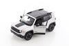 2017 Jeep Renegade Trailhawk - WHITE - 1/24 Scale Diecast Metal Model by Welly