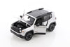 2017 Jeep Renegade Trailhawk - WHITE - 1/24 Scale Diecast Metal Model by Welly