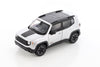 2017 Jeep Renegade Trailhawk - WHITE - 1/24 Scale Diecast Metal Model by Welly