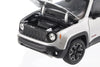 2017 Jeep Renegade Trailhawk - WHITE - 1/24 Scale Diecast Metal Model by Welly